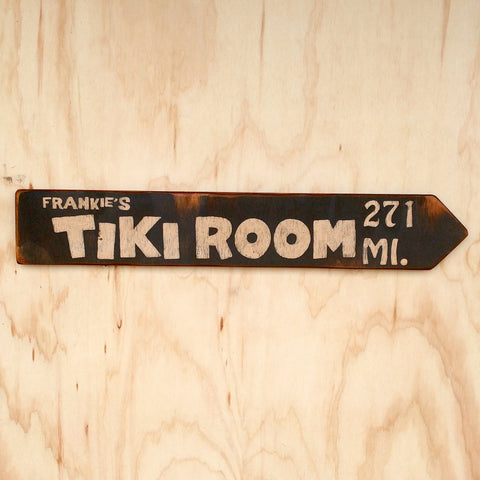 Frankie's Tiki Room Directional Arrow