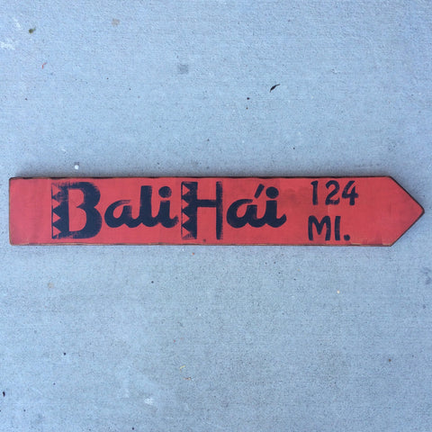 Bali Ha'i Directional Arrow