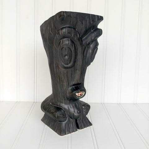 Big Kahuna Tiki Mug - Black Steel