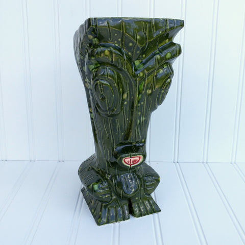 Big Kahuna Tiki Mug - Gator Green