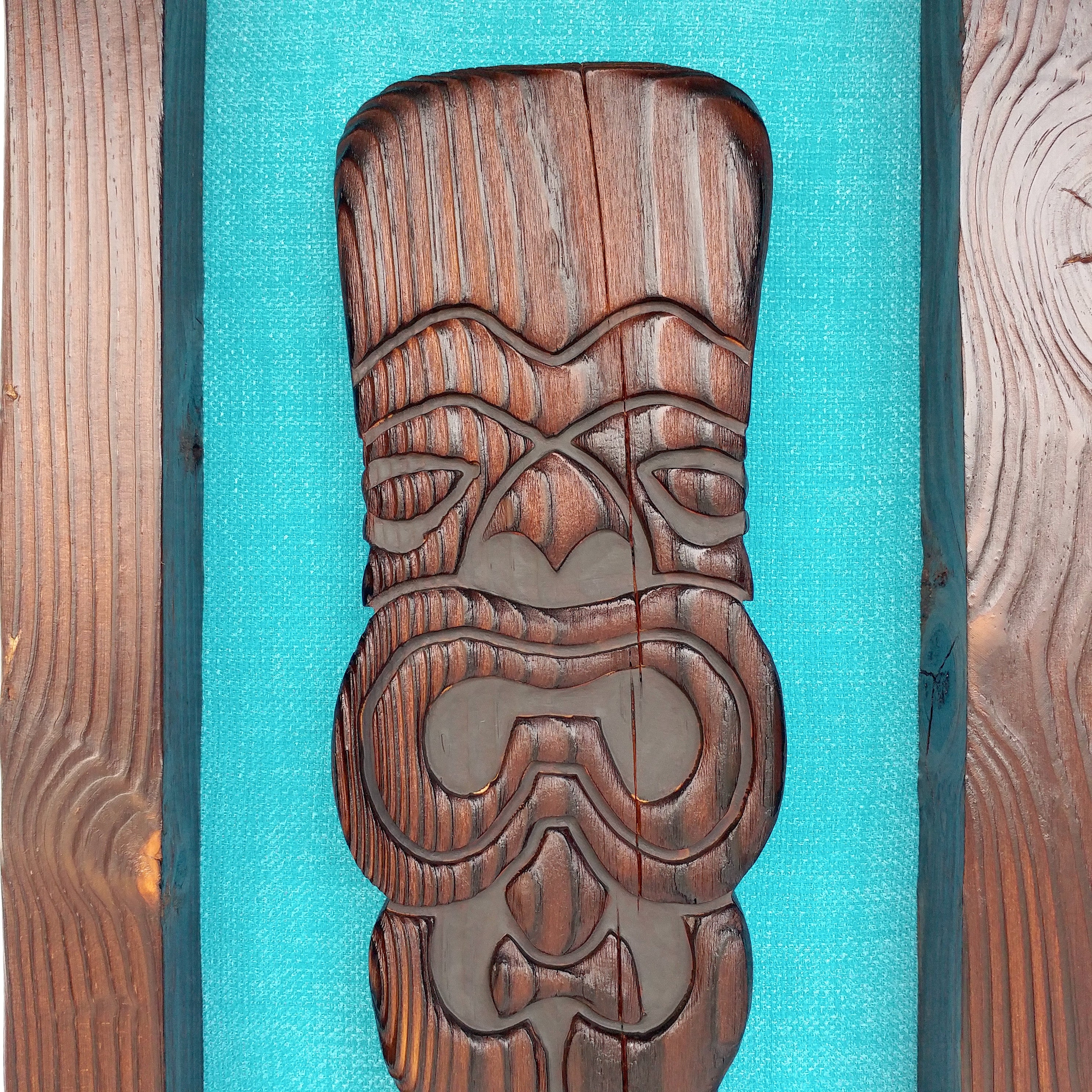 Islander Pattern Frame Framed Islander - Turquoise – Taboo Island