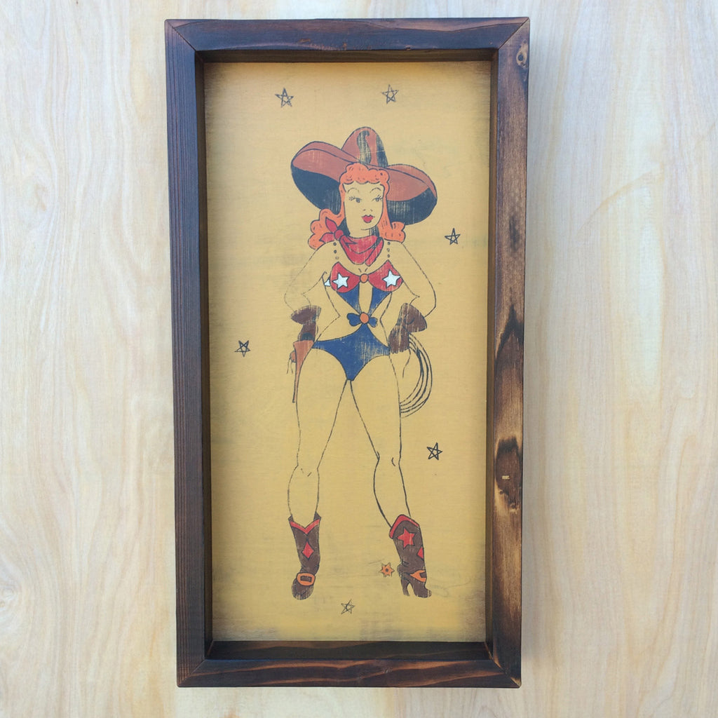 Cowgirl Pin Up