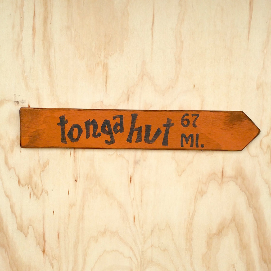 Tonga Hut Directional Arrow