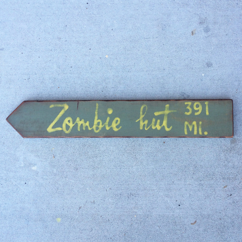 Zombie Hut Directional Arrow