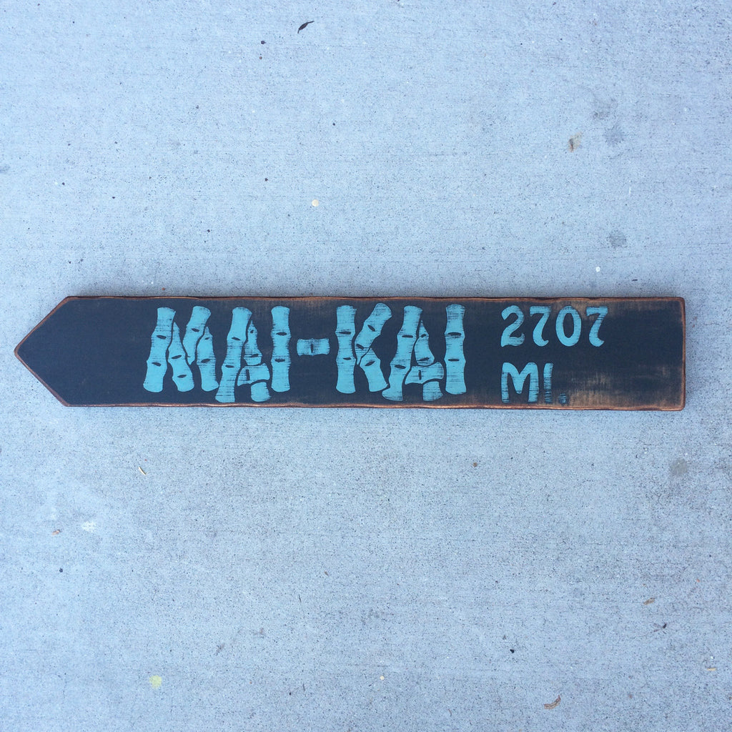 Mai Kai Directional Arrow