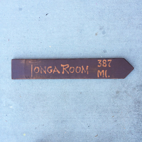 Tonga Room Directional Arrow