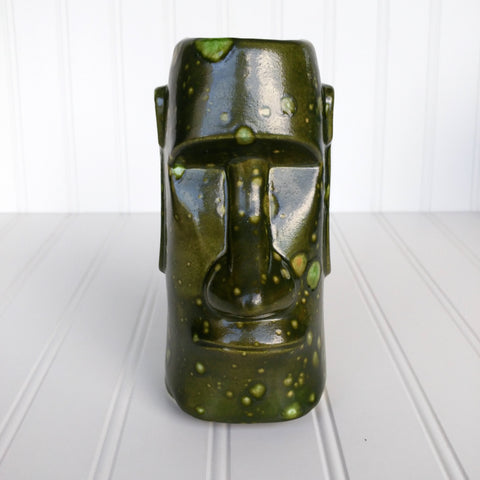 Classic Moai Tiki Mug - Gator Green