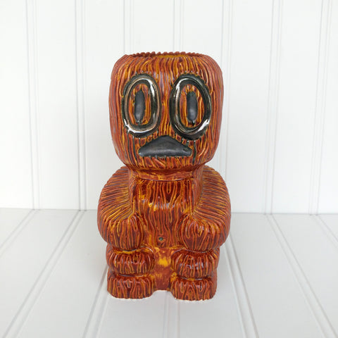 Woody Tiki Mug - Burnt Yellow