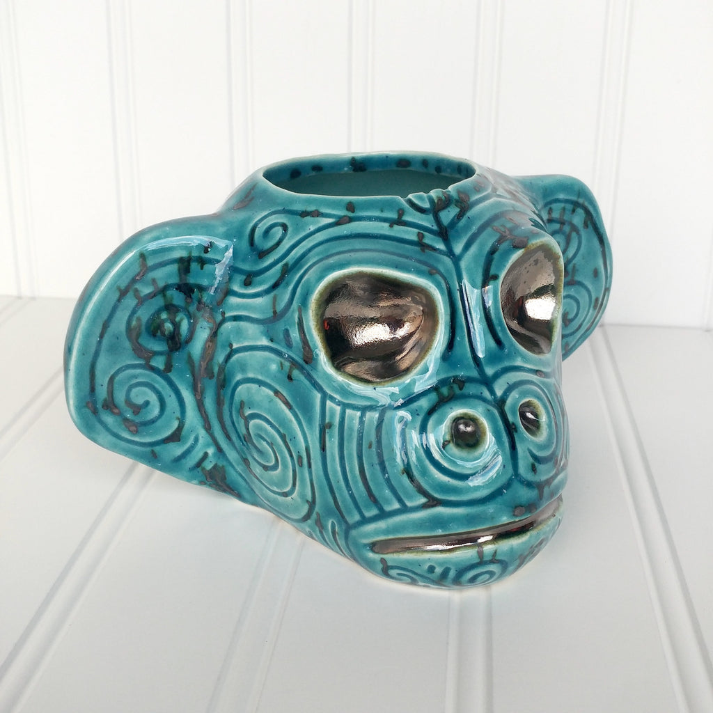 Mean Maori Monkey - Turquoise