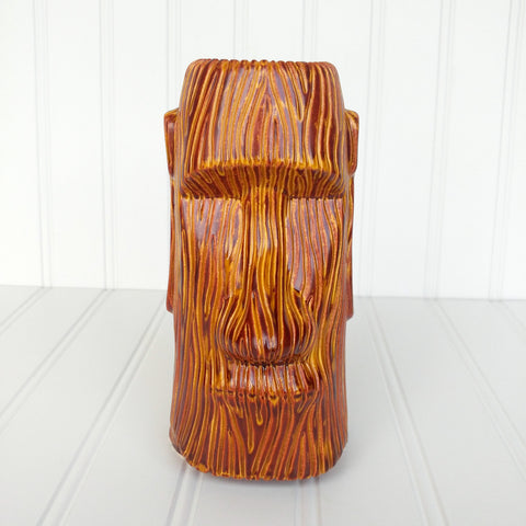 Woody Moai Tiki Mug - Burnt Yellow
