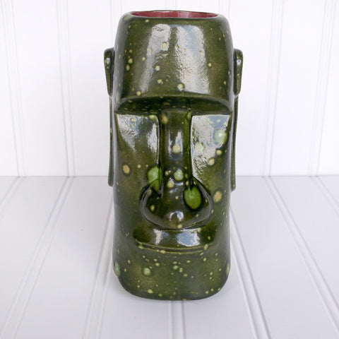 Classic Moai Tiki Mug - Gator Green