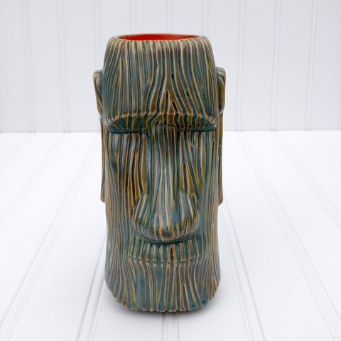 Woody Moai Tiki Mug - Turquoise