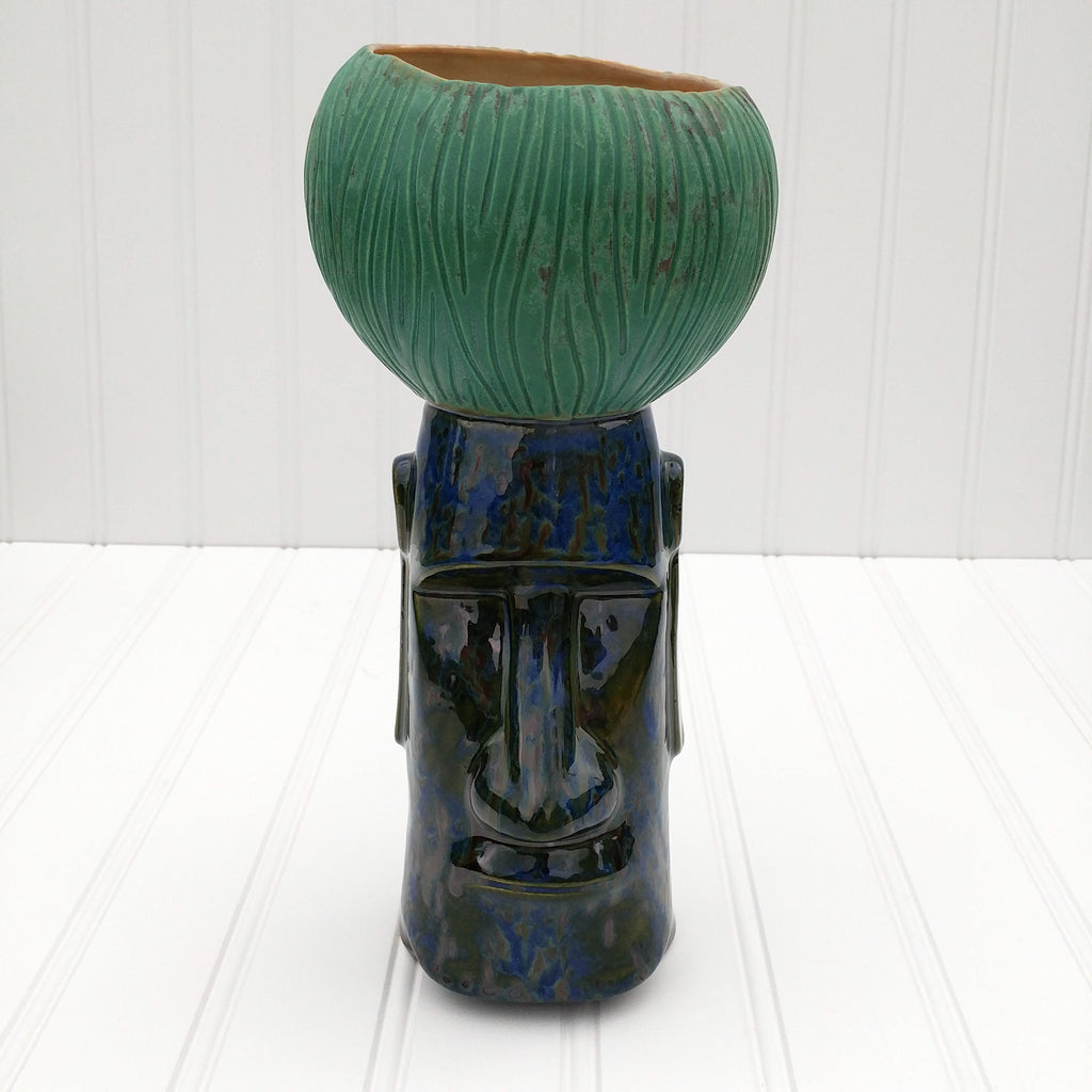 Magical Moai Coconut Chalice - Blue Surf